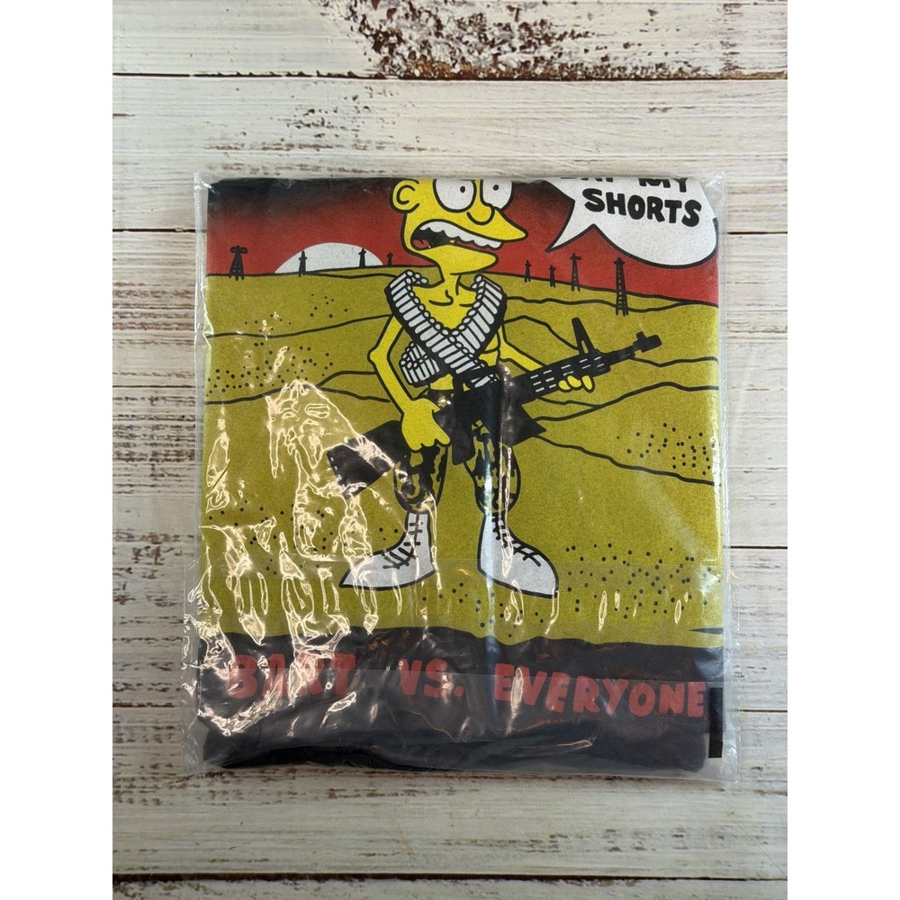 NEW Toy Snobs Bootleg Mafia Bart Simpson Rambo Rambart Parody Shirt Size M